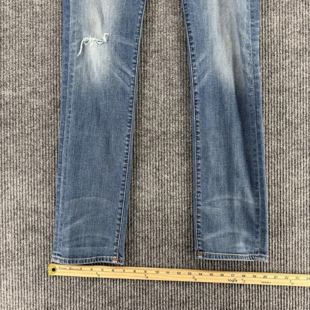 True‎ Religion Geno relaxed slim jeans 31 medium y2k biker distressed denim